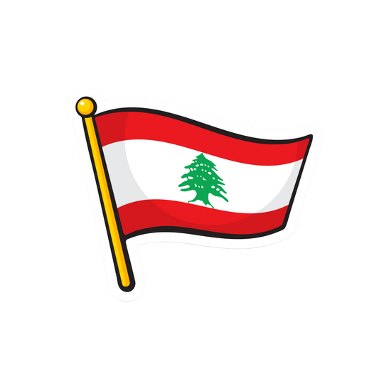 The "Lebanese Flag" - Air Freshener